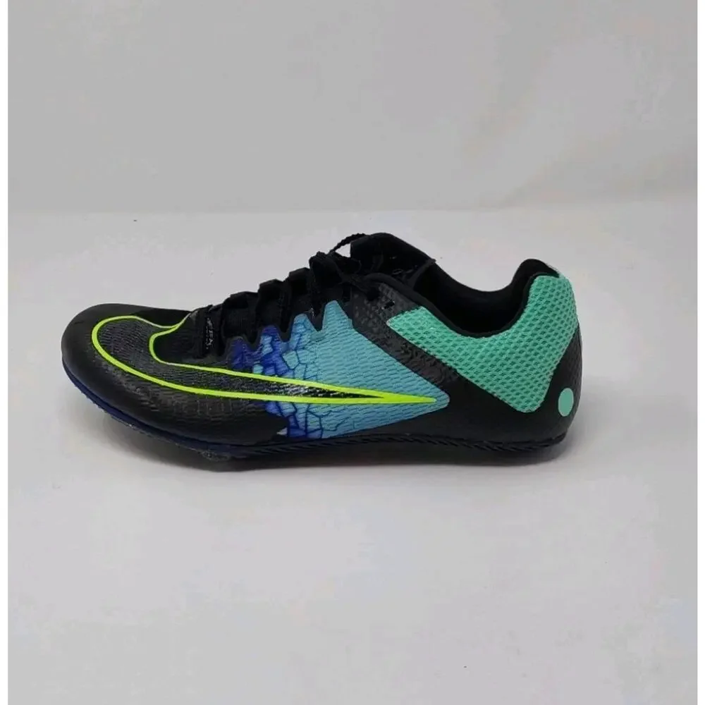 Nike Zoom Rival Sprint Track Spikes Black Green Blue Sz 7 Women/5.5 Men - Picture 12 of 16